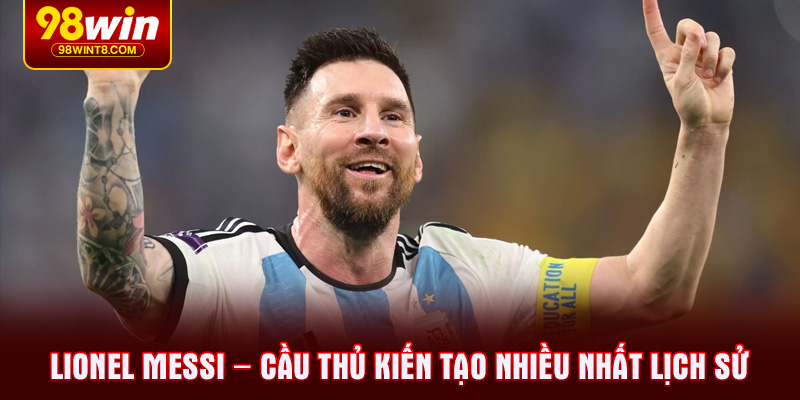 Lionel Messi – Cầu thủ kiến tạo nhiều nhất lịch sử